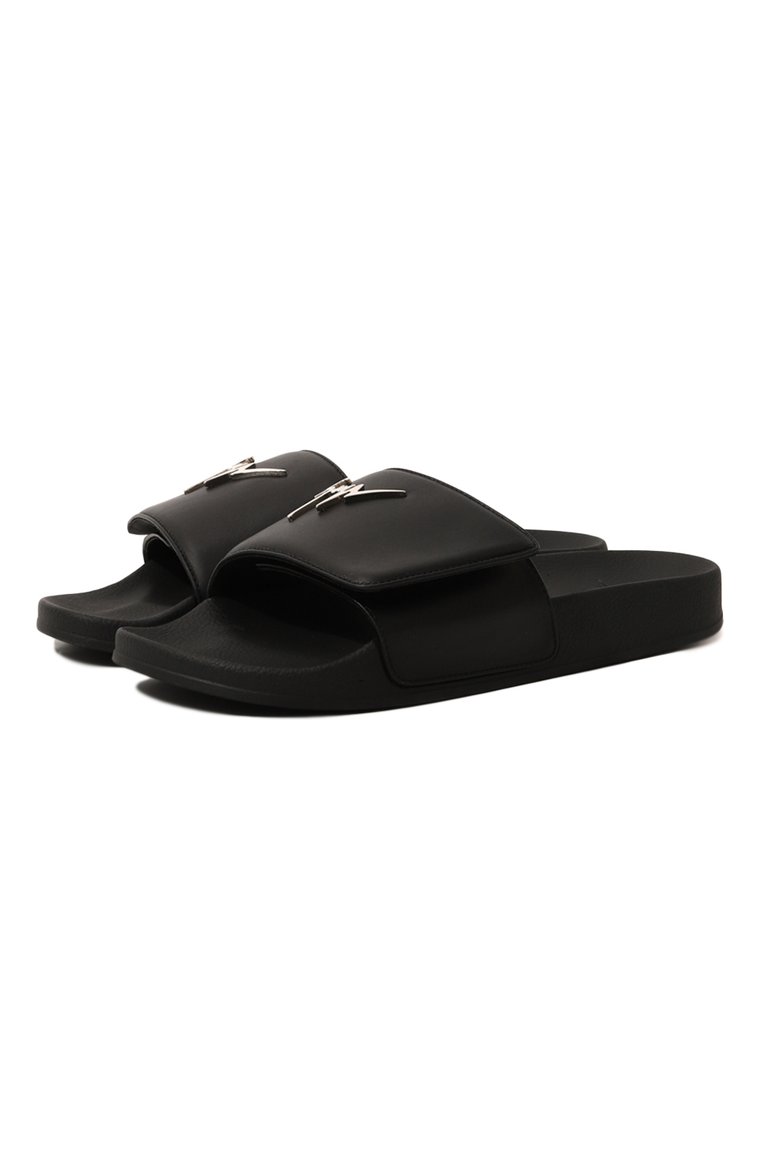 Кожаные шлепанцы GIUSEPPE ZANOTTI DESIGN, арт. RM30040/002, фото 1
