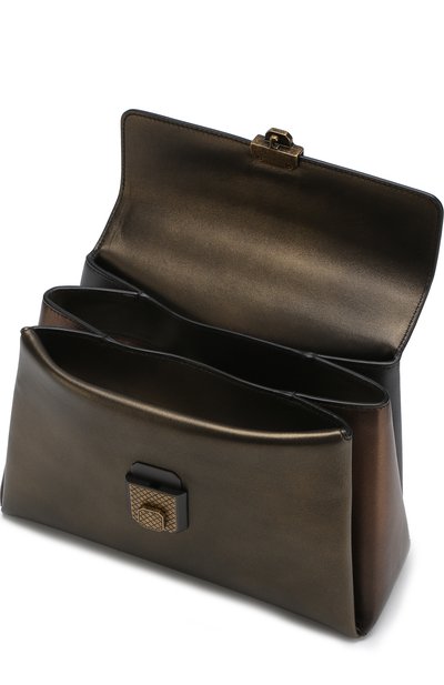 Сумка la piazza medium BOTTEGA VENETA бронзового цвета по цене 288500 руб., арт. 493690/VA2Q0, фото 4 Сумка la piazza medium BOTTEGA VENETA, арт. 493690/VA2Q0, фото 4