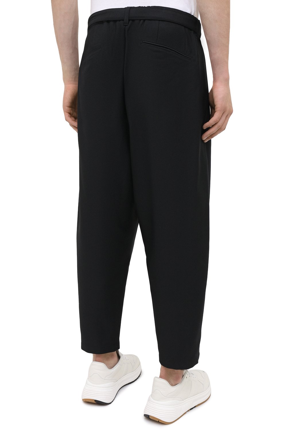 Брюки KAZUYUKI KUMAGAI черного цвета по цене 43900 руб., арт. KP03-004, фото 4 Брюки KAZUYUKI KUMAGAI, арт. KP03-004, фото 4