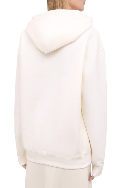 Хлопковое худи JW ANDERSON белого цвета по цене 19250 руб., арт. JE0112 PG0253, фото 4 Хлопковое худи JW ANDERSON, арт. JE0112 PG0253, фото 4