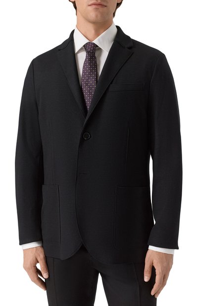 Шерстяной пиджак HARRIS WHARF LONDON, арт. CL7G27MYM, фото 4