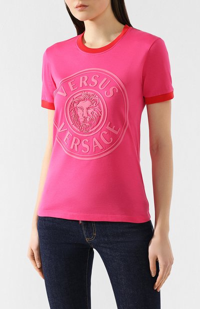 Хлопковая футболка VERSUS VERSACE, арт. BD90679/BJ10388, фото 3