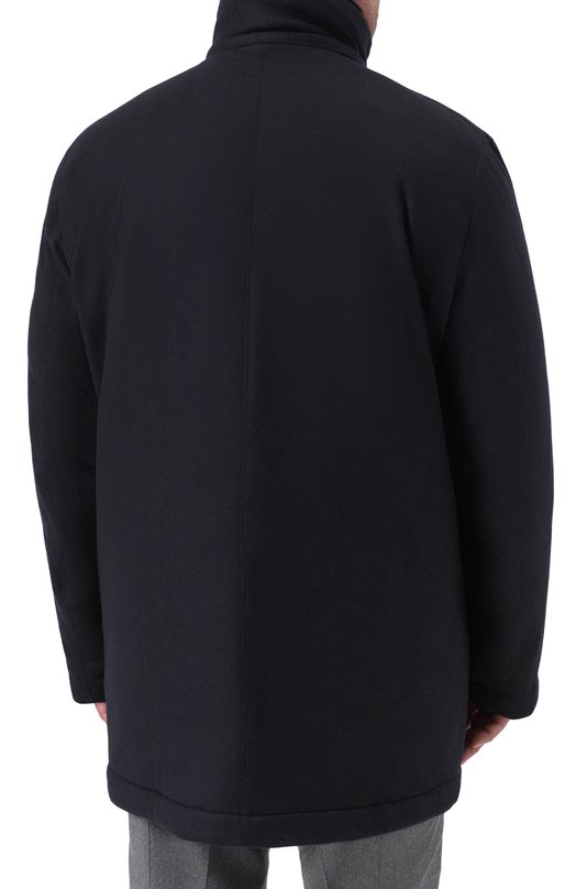 Пальто из шерсти и кашемира Cortigiani 3AG625 Синий  3AG625 Фото 4