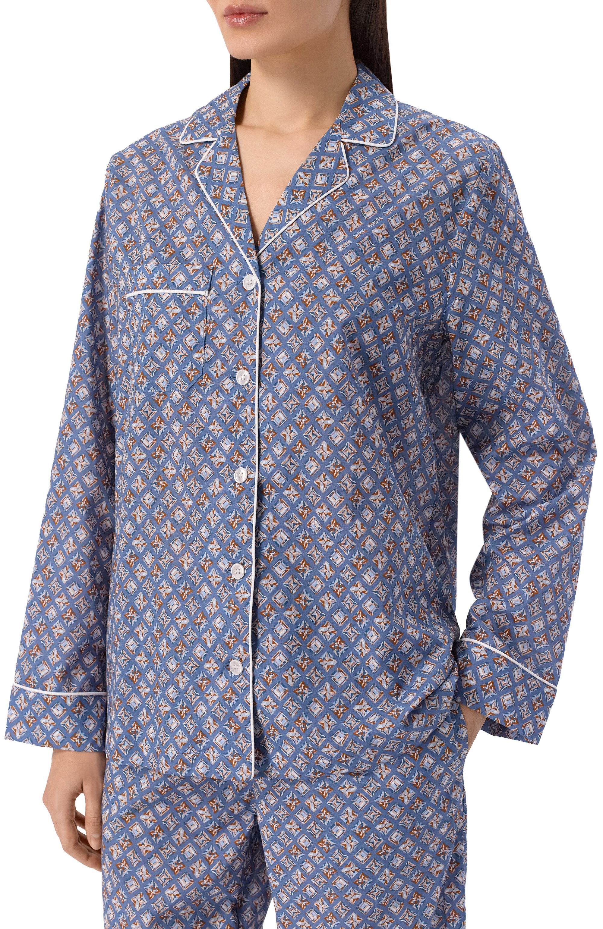 Хлопковая пижама DEREK ROSE, арт. 2012/LEDB091, фото 3