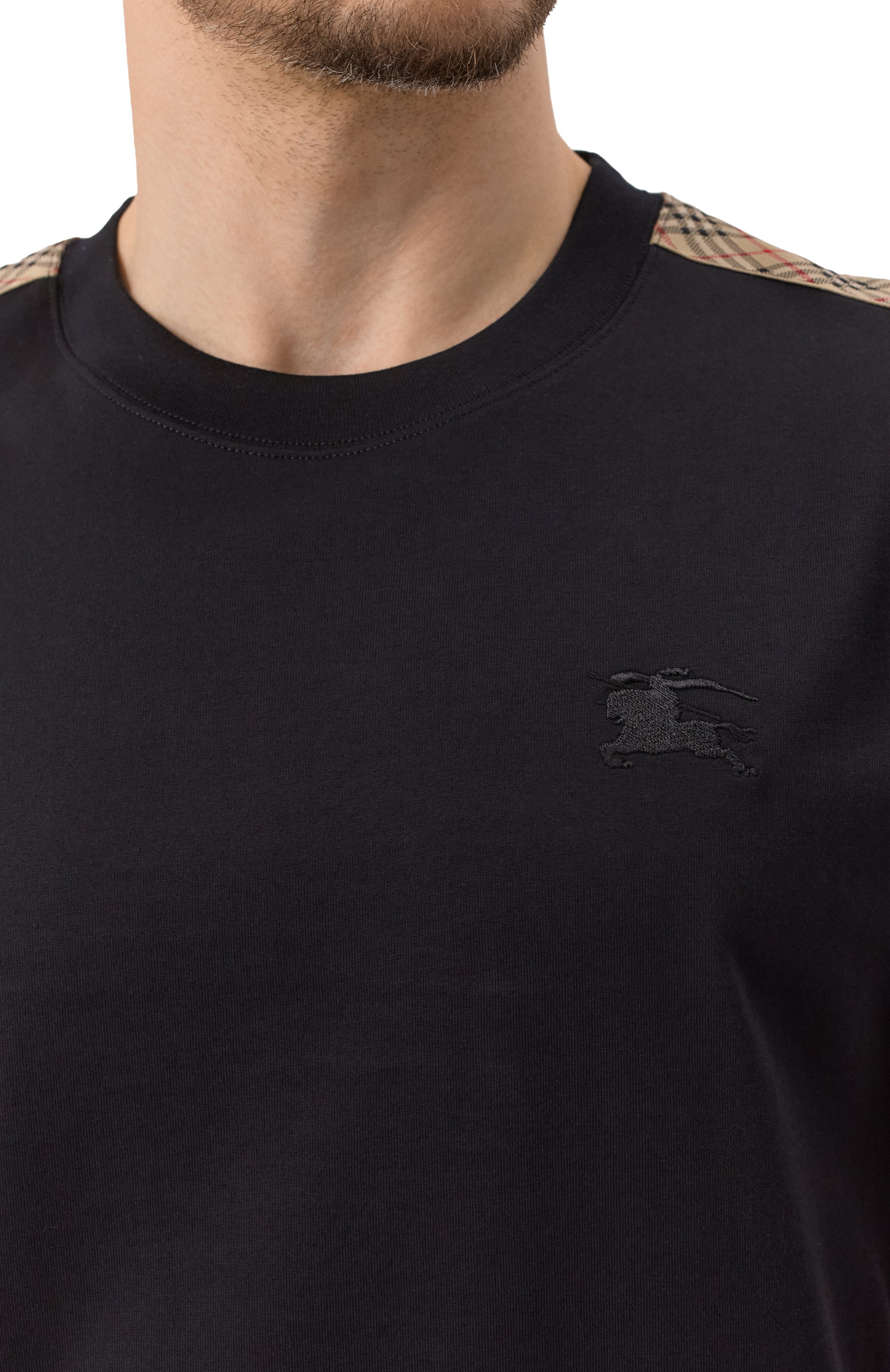 Хлопковая футболка BURBERRY, арт. 8106248, фото 5