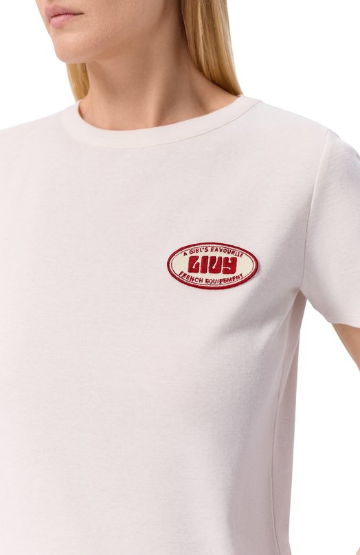 Хлопковая футболка LIVY 655113101 Белый  655113101 Фото 5