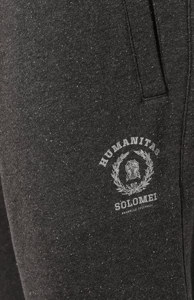 Джоггеры из хлопка и шелка BRUNELLO CUCINELLI, арт. MTU22B2206, фото 5