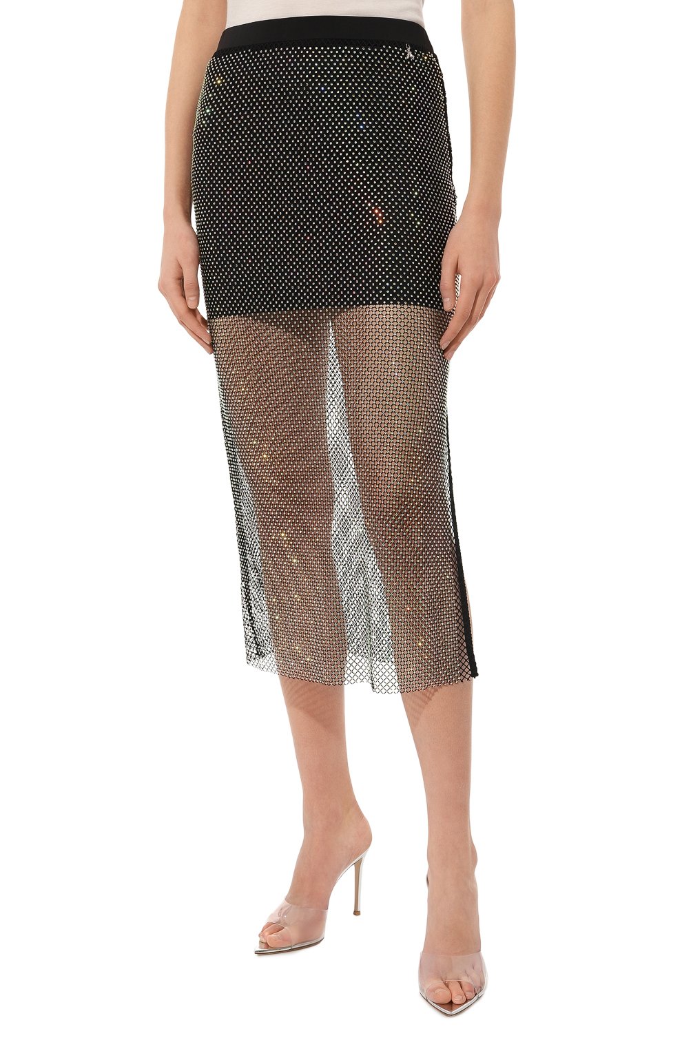 Юбка с отделкой стразами PATRIZIA PEPE, арт. 8G0328_A9U8, фото 3