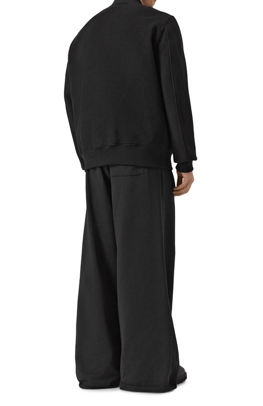 Бомбер из шерсти и кашемира Ann Demeulemeester B0012390/FA229 Чёрный  B0012390/FA229 Фото 4