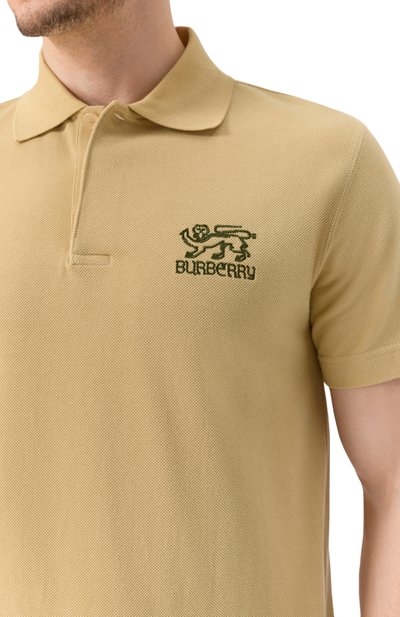Хлопковое поло BURBERRY, арт. 8101349, фото 5