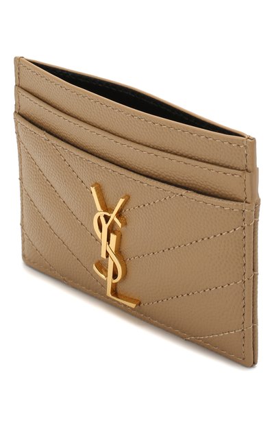Кожаный футляр для кредитных карт monogram SAINT LAURENT, арт. 423291/B0W01, фото 3