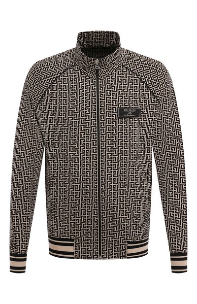 Мужской хлопковая толстовка BALMAIN, арт. DH1TF430/JC97