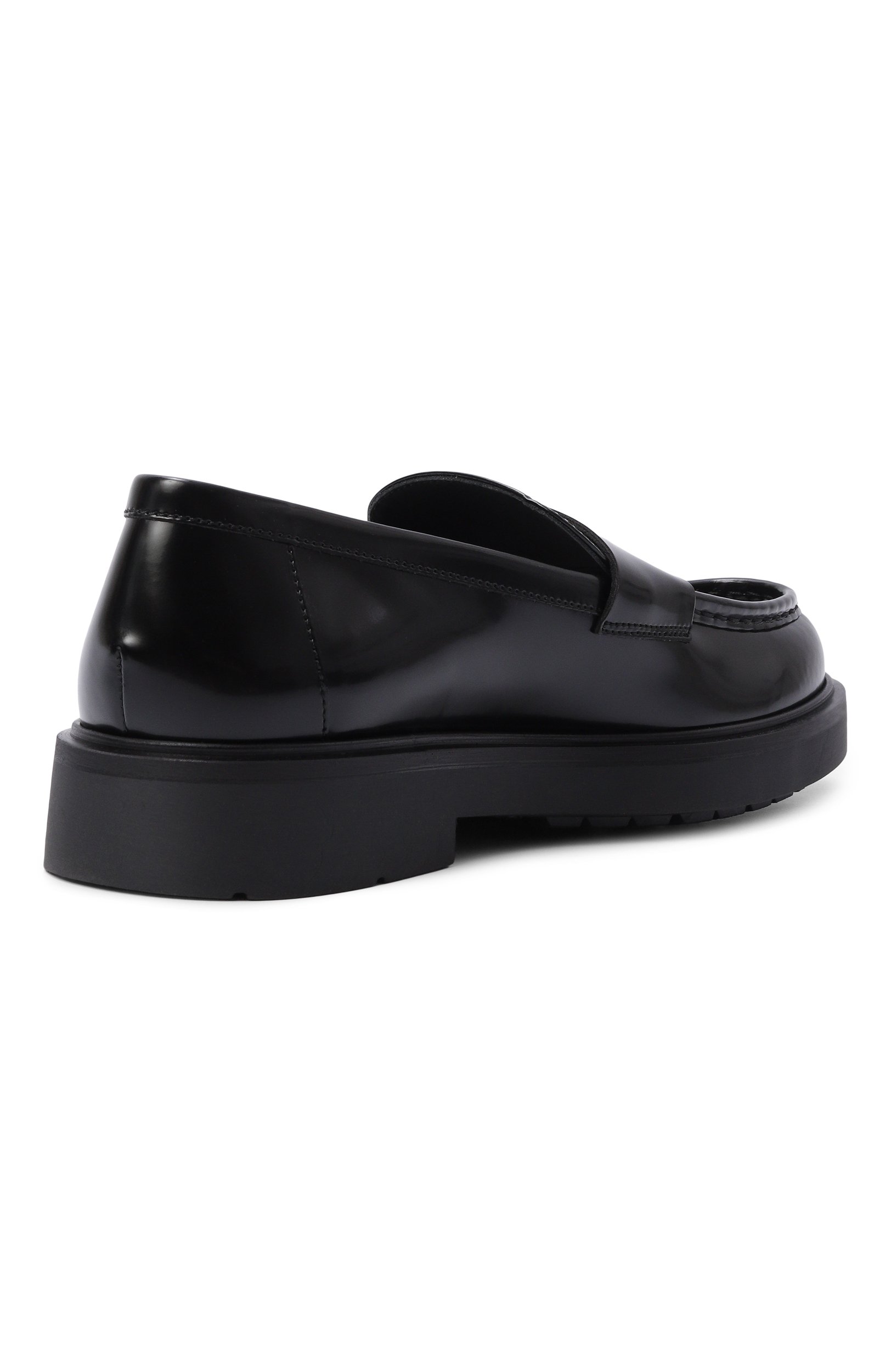 Лоферы EMPORIO ARMANI черного цвета по цене 42950 руб., арт. EB001676/AF28380, фото 3 Лоферы EMPORIO ARMANI, арт. EB001676/AF28380, фото 3