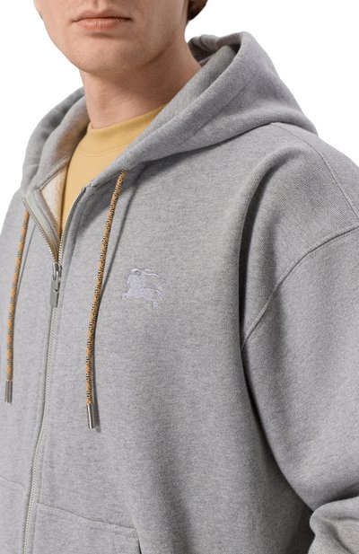 Хлопковая толстовка BURBERRY, арт. 8120756, фото 5