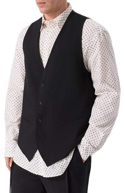 Жилет из вискозы ANN DEMEULEMEESTER, арт. B0012391/FA558, фото 3
