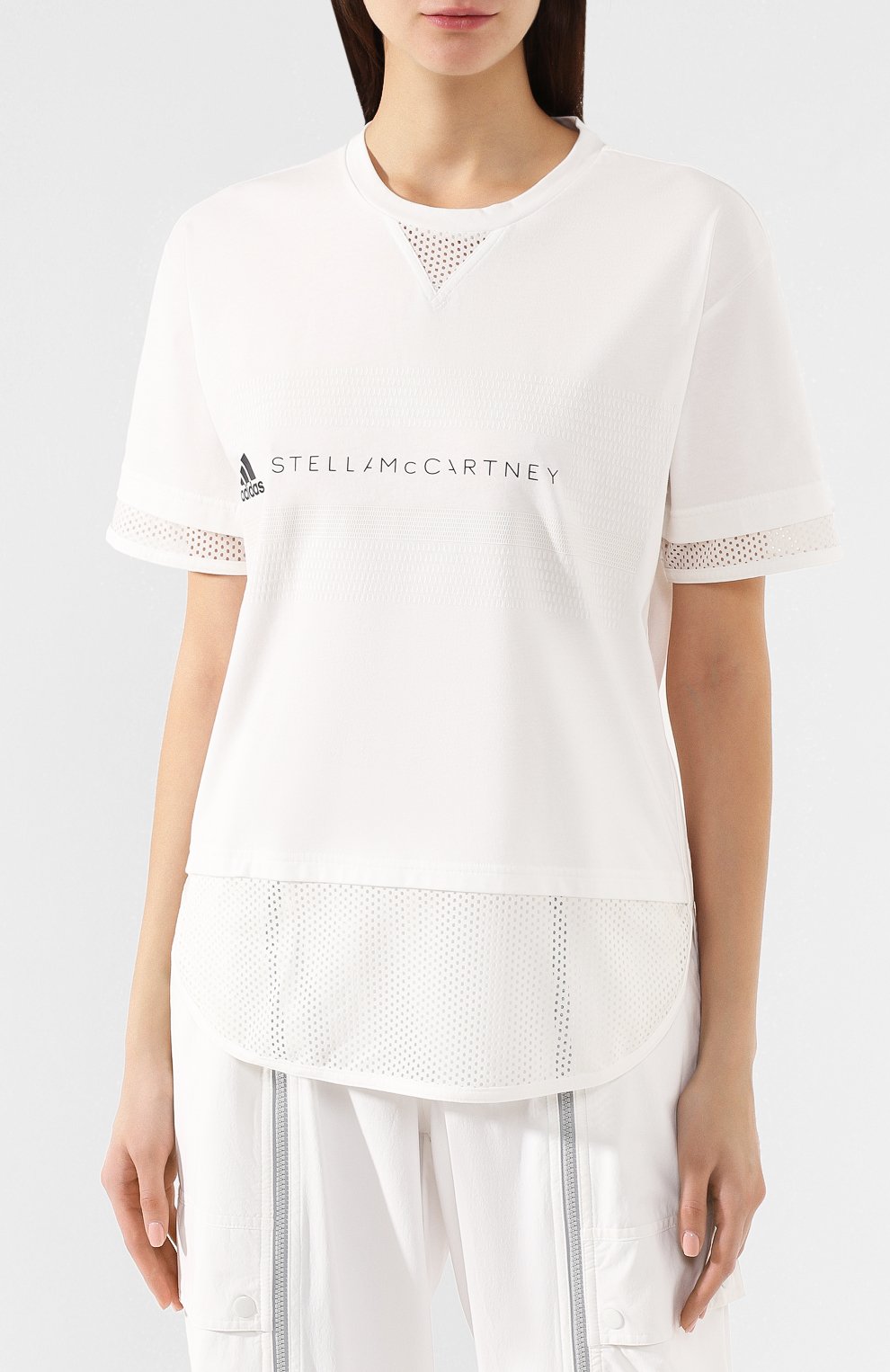 Хлопковая футболка ADIDAS BY STELLA MCCARTNEY, арт. DT9227, фото 3