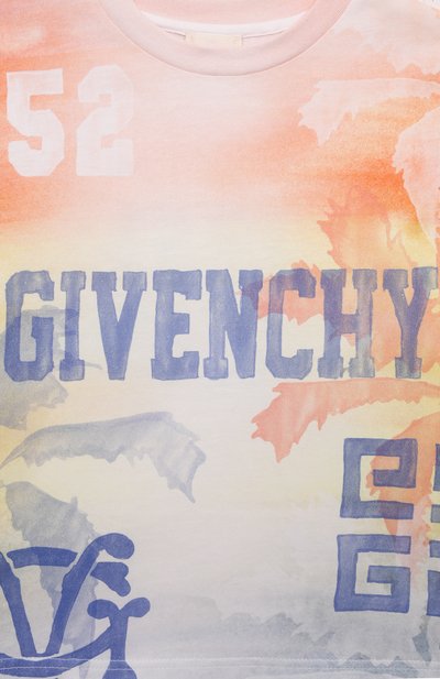 Хлопковая футболка GIVENCHY, арт. H30263/4A-5A, фото 3