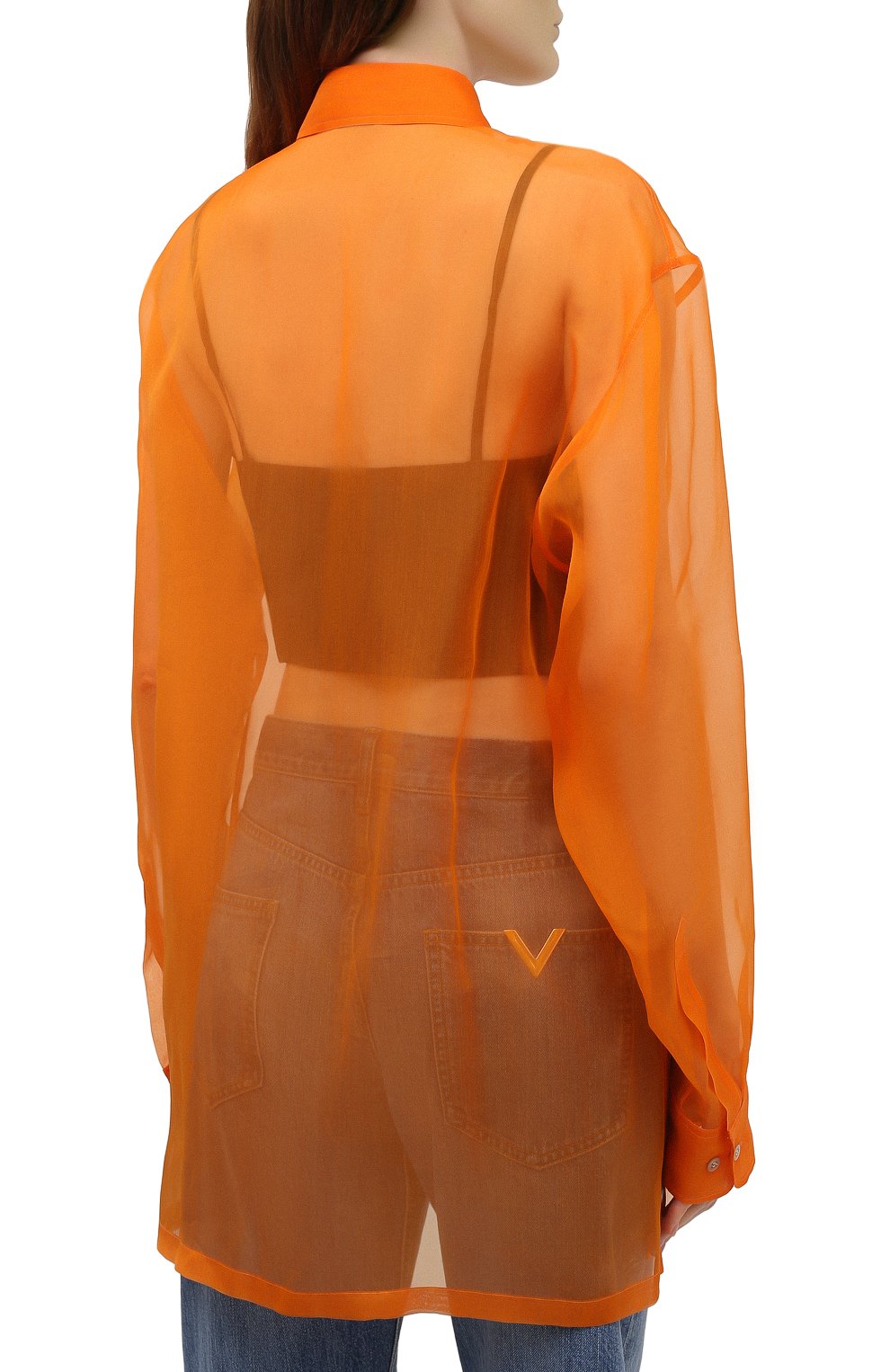 Шелковая рубашка DRIES VAN NOTEN, арт. 211-10748-2360, фото 4
