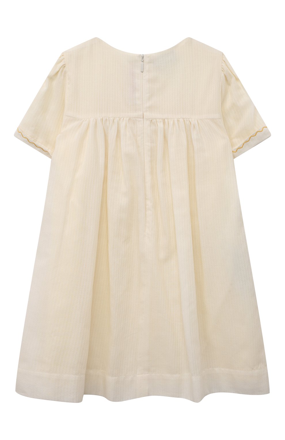 Хлопковое платье GUCCI кремового цвета по цене 113000 руб., арт. 615243 ZAEFH, фото 2 Хлопковое платье GUCCI, арт. 615243 ZAEFH, фото 2