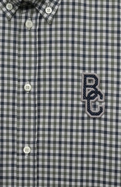Хлопковая рубашка BRUNELLO CUCINELLI, арт. BR687C372C, фото 3