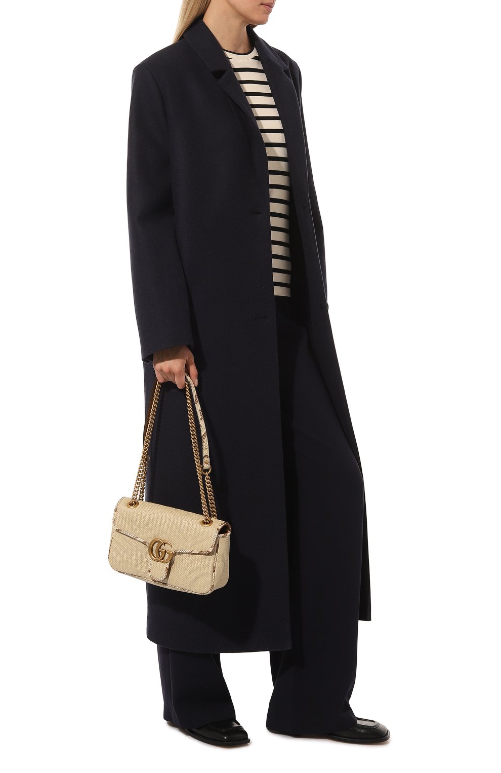 Сумка marmont raffia GUCCI, арт. 443497 GZ6AT, фото 7