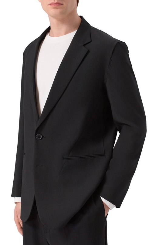 Шерстяной пиджак Undercover UC2E4101-3 Чёрный  UC2E4101-3 Фото 3