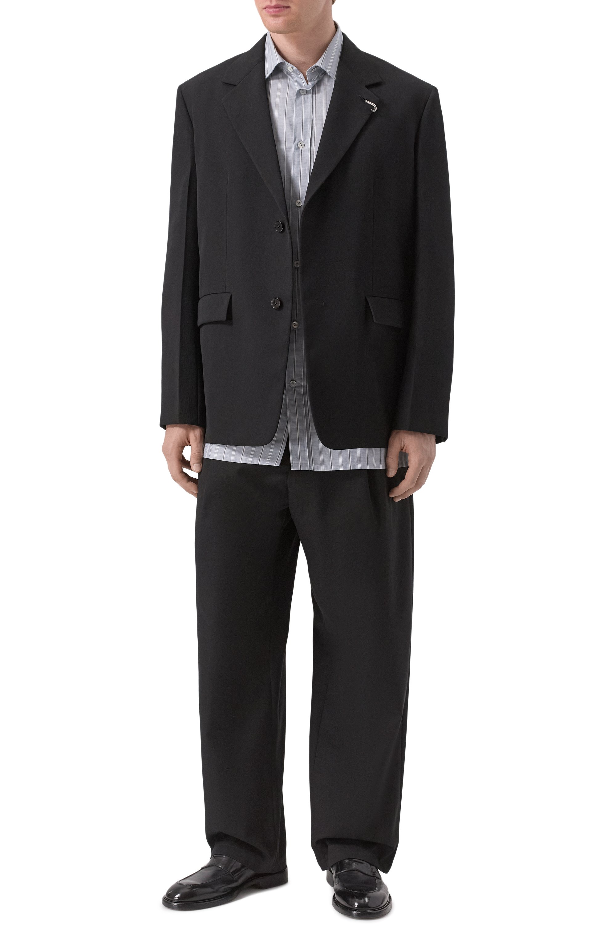 Шерстяной пиджак JIL SANDER, арт. J22BN0258-J40002, фото 2