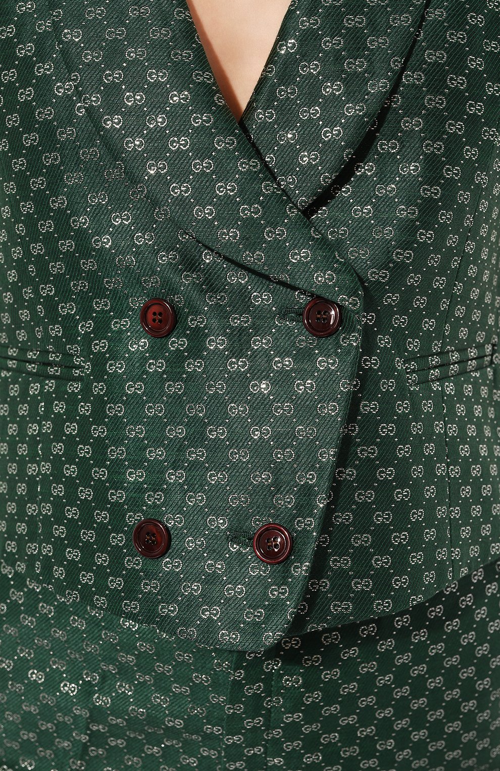 Жилет изо льна и хлопка GUCCI, арт. 652266 ZAGLX, фото 5