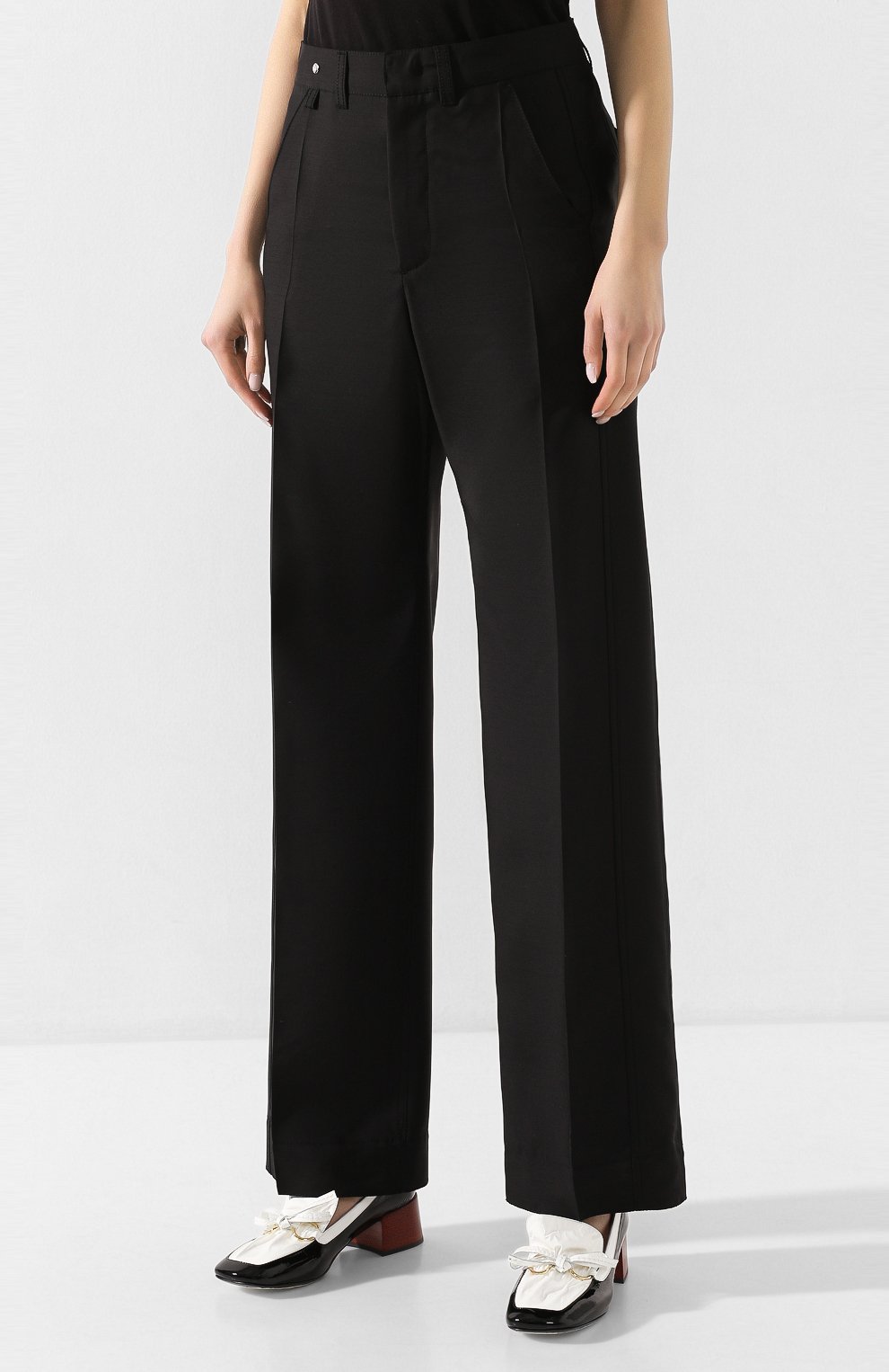 Брюки из смеси шерсти и шелка LANVIN, арт. RW-TR524U-4496-E20, фото 3