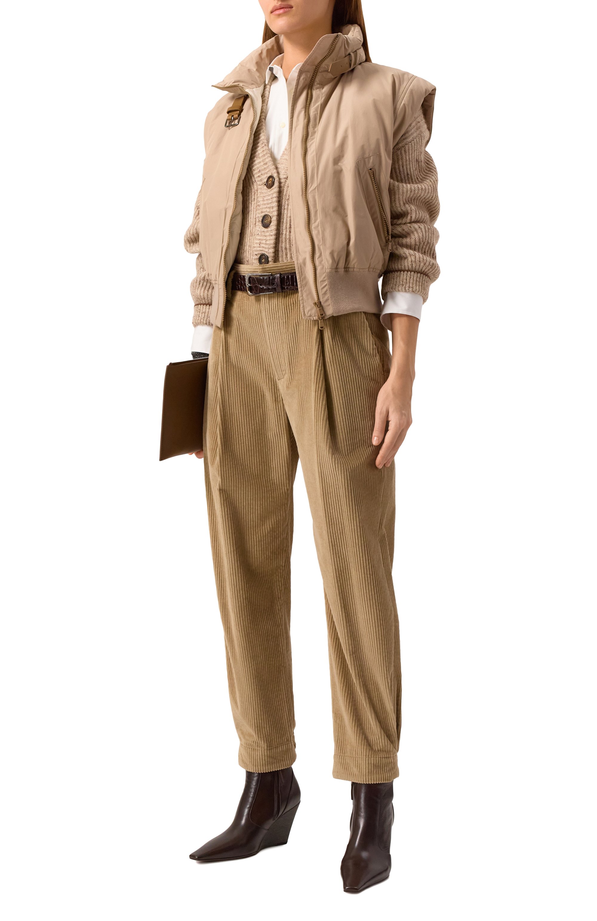 Кожаные ботильоны BRUNELLO CUCINELLI, арт. MZNAC2756P, фото 2