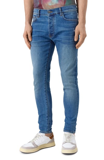 Джинсы AMIRI синего цвета по цене 88800 руб., арт. PXMD002, фото 3 Джинсы AMIRI, арт. PXMD002, фото 3