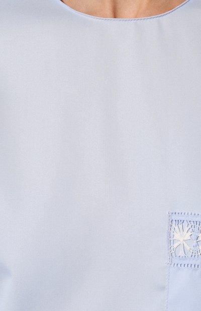 Хлопковая блузка ALEXANDRA GEORGIEVA BY KRESTETSKAYA STROCHKA, арт. H243gol22, фото 5