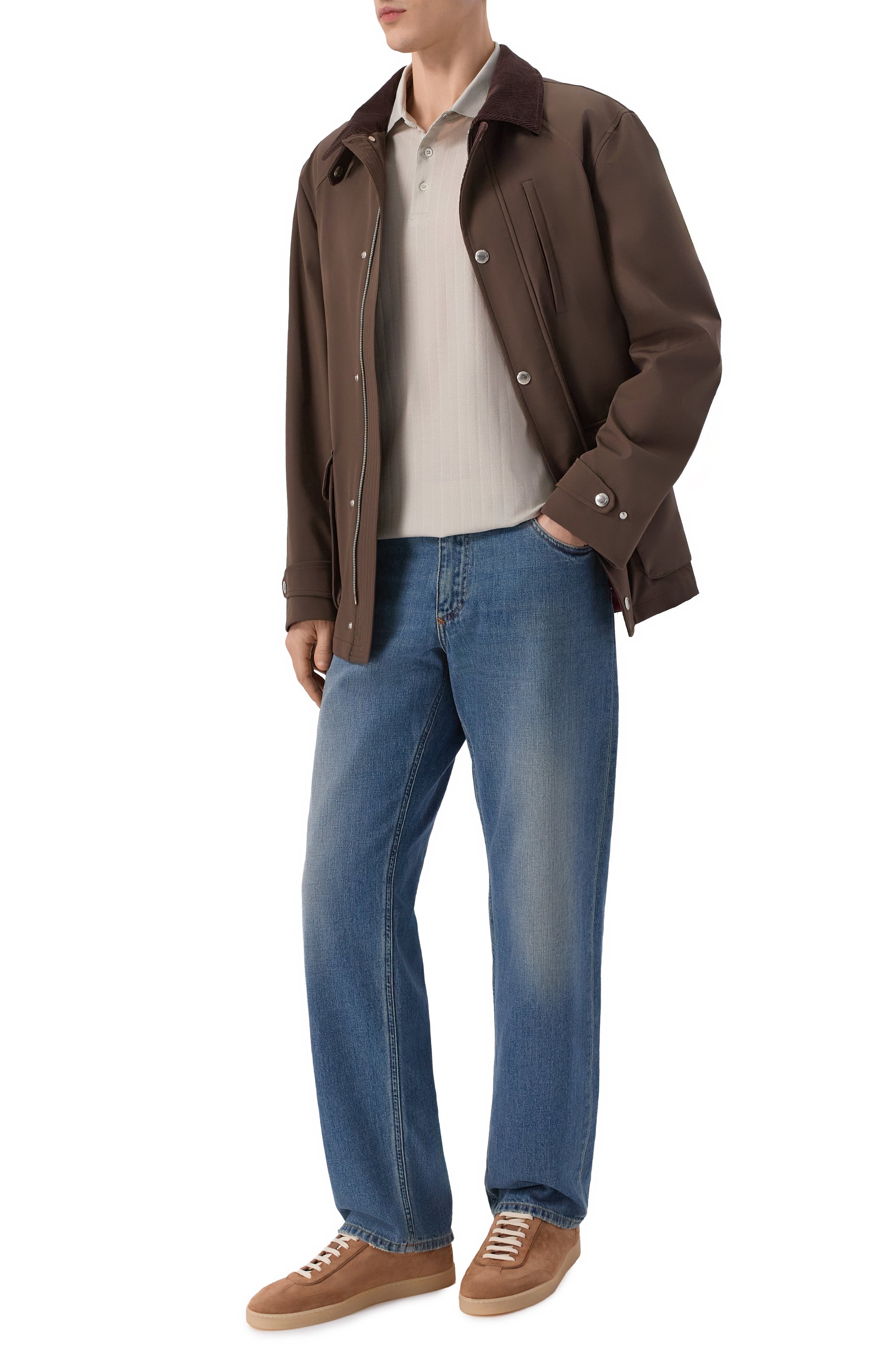 Хлопковое поло CORNELIANI, арт. 27G518/2725031, фото 2