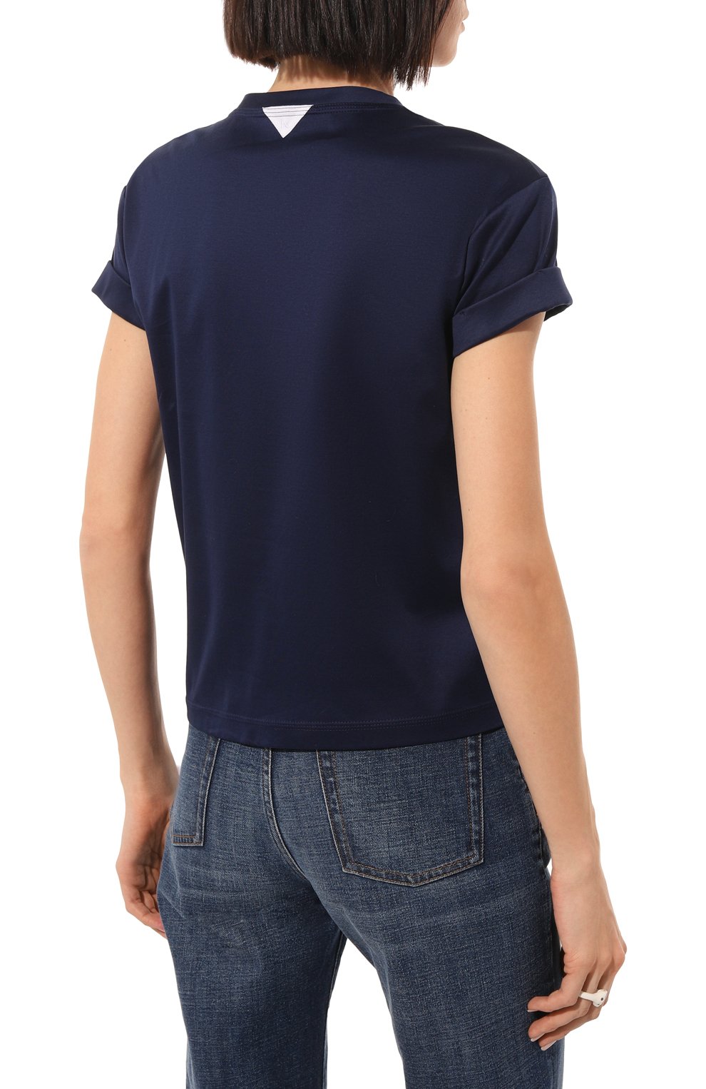 Хлопковая футболка KITON, арт. D55426H08051, фото 4