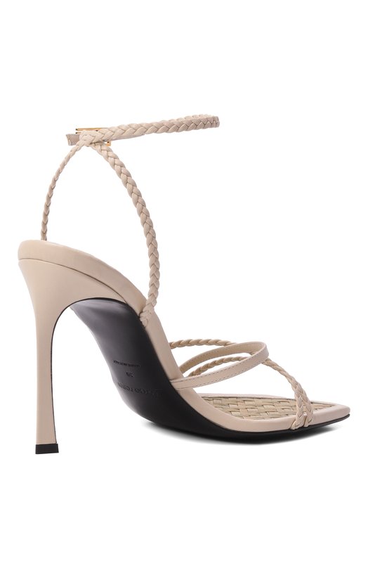 Кожаные босоножки Braid Sergio Rossi B14691/MFL431 Кремовый  B14691/MFL431 Фото 5