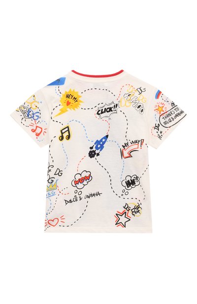 Хлопковая футболка DOLCE & GABBANA, арт. L1JTEY/II7FC, фото 2