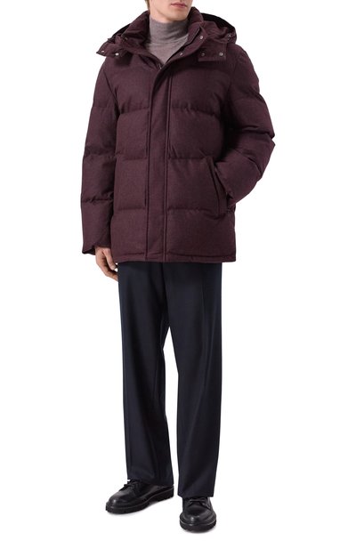 Пуховик siberia из шерсти и кашемира 12 STOREEZ, арт. 134077, фото 2