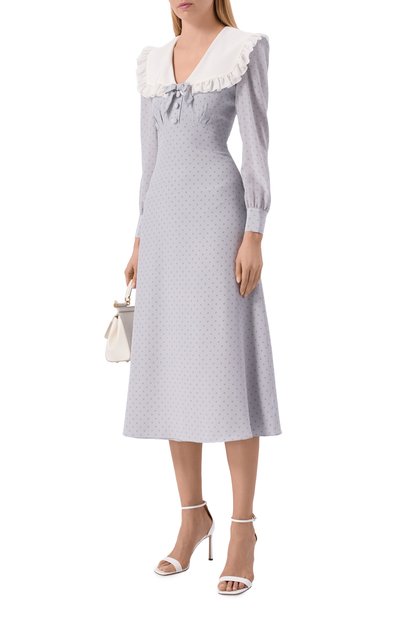 Женское шелковое платье ALESSANDRA RICH, арт. FABX4368/F4686