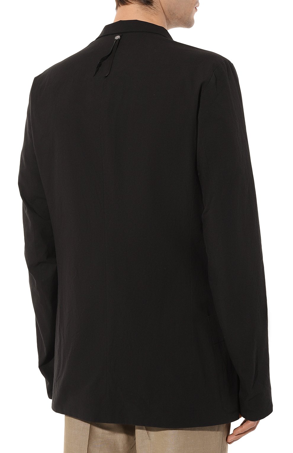 Льняной пиджак 139DEC, арт. SUT626-BK, фото 4