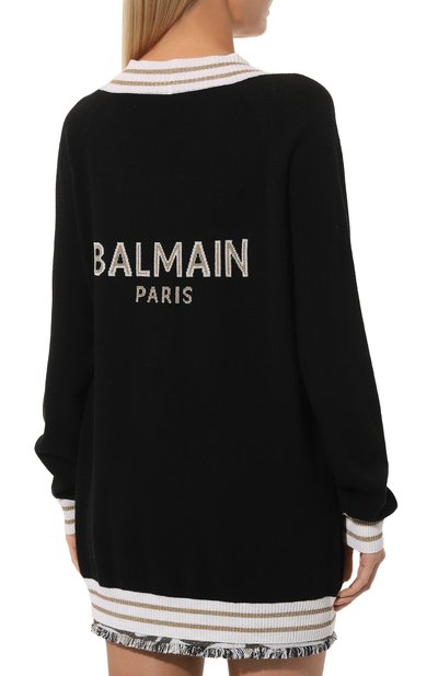 Кардиган из шерсти и кашемира BALMAIN, арт. AF1K0000KD97, фото 4