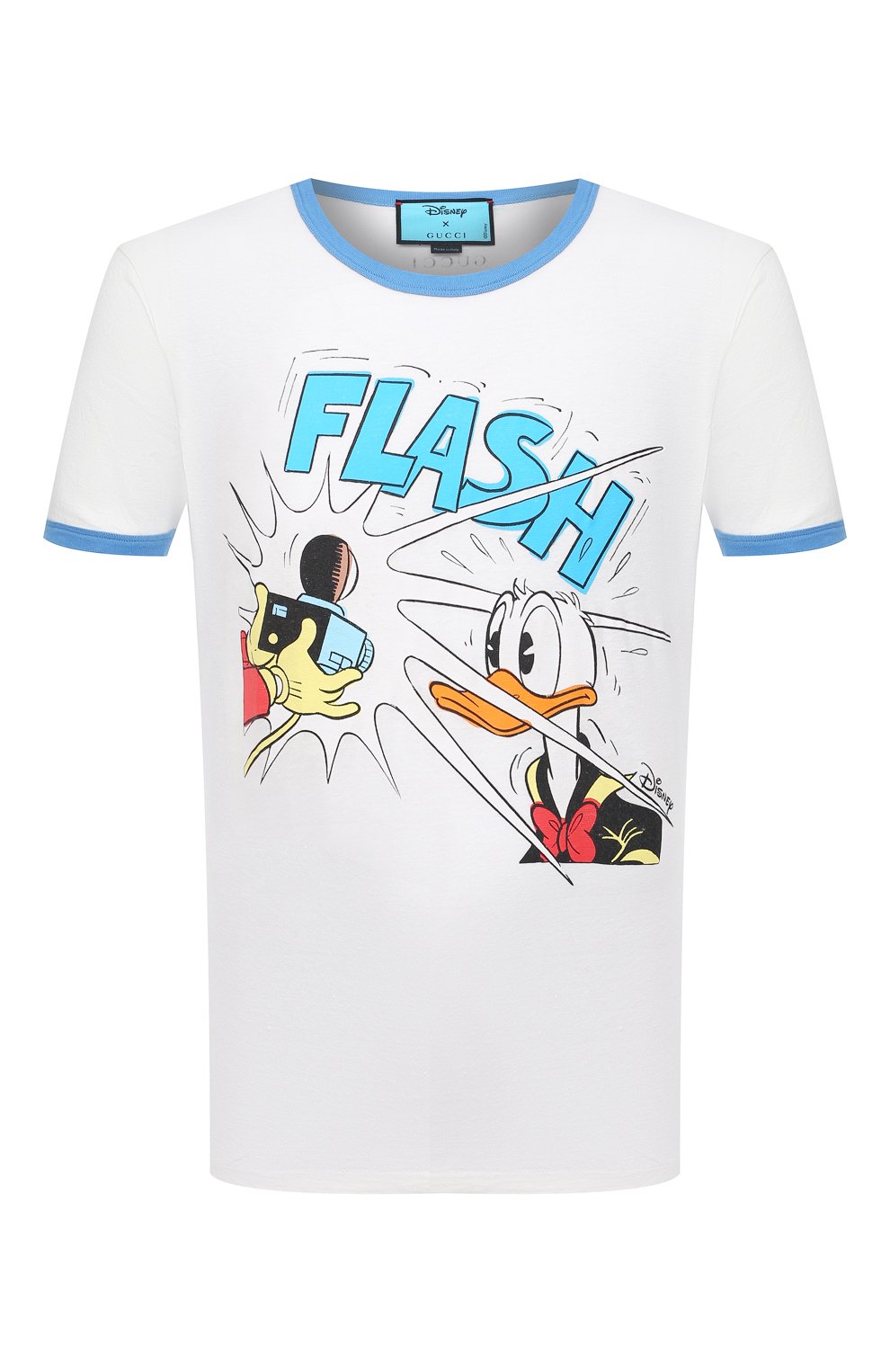 Футболка изо льна и хлопка disney  x gucci GUCCI, арт. 645302/XJC8W, фото 1