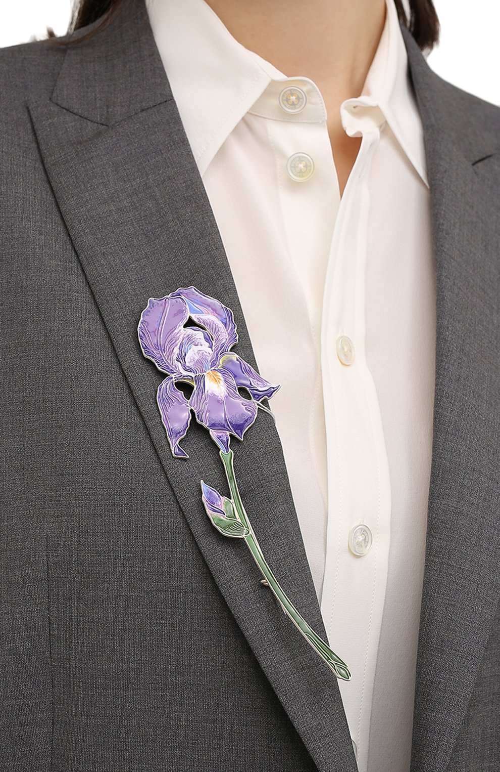 Брошь ирис РУССКИЕ САМОЦВЕТЫ, арт. 41486, фото 2