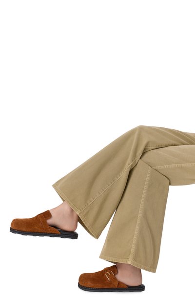 Замшевые сабо MOSCHINO, арт. MA10152G1N/ME0, фото 2