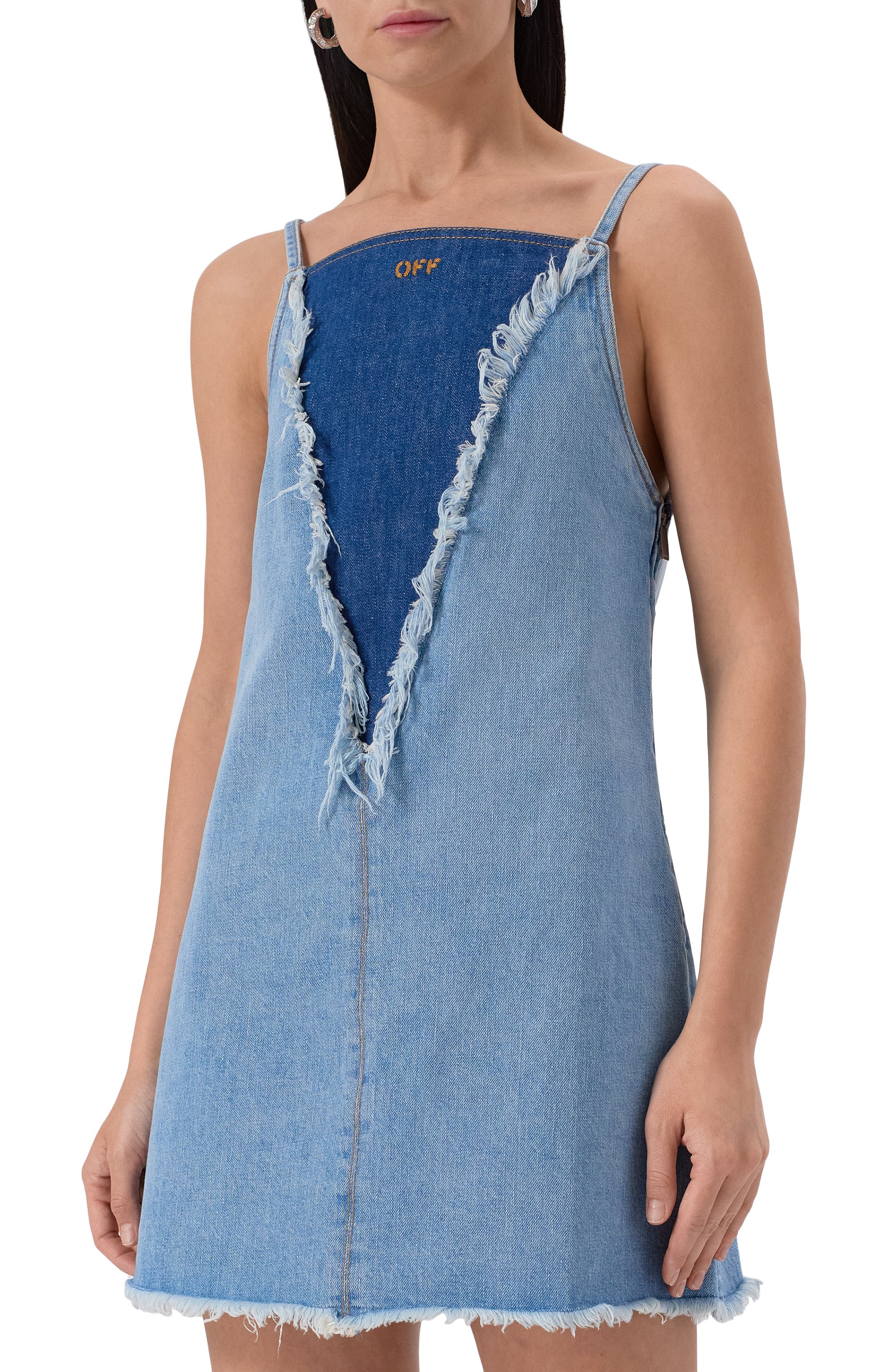 Джинсовое платье OFF-WHITE, арт. 0WYM033S25DEN0014060, фото 3
