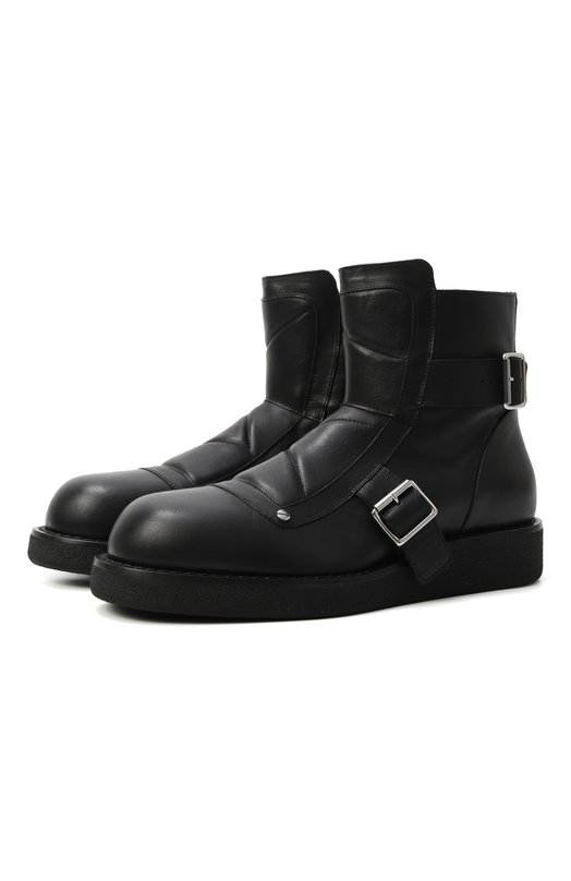 Кожаные ботинки Sune Ann Demeulemeester B0013283/LT141 Чёрный B0013283/LT141