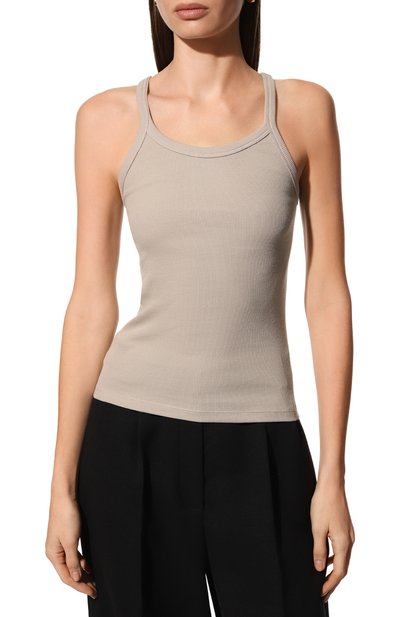 Хлопковая майка IRO бежевого цвета по цене 12250 руб., арт. WP21PALISS0, фото 3 Хлопковая майка IRO, арт. WP21PALISS0, фото 3