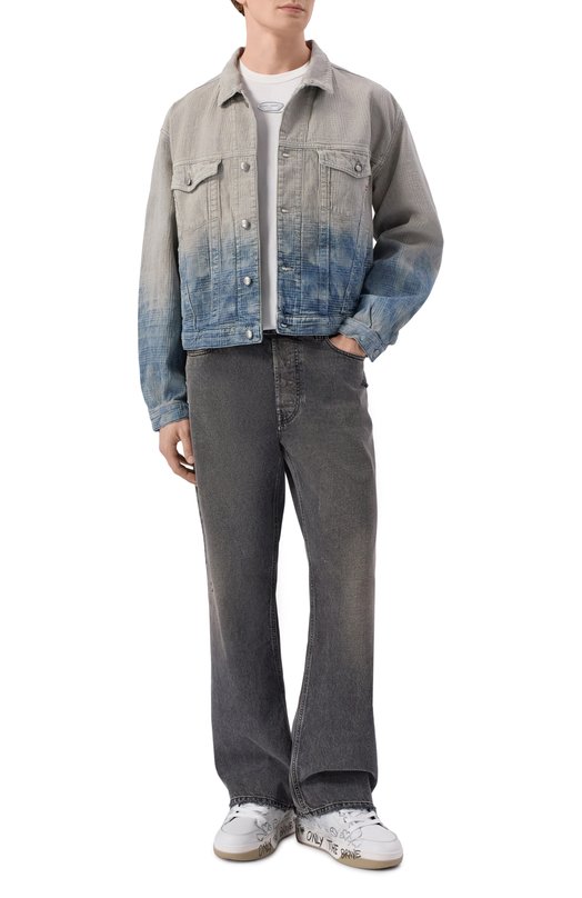 Кожаные кеды S-D-Ollie Diesel Y03796/P7484 Бежевый  Y03796/P7484 Фото 2