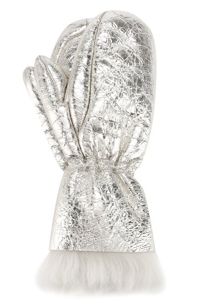 Меховые варежки YVES SALOMON, арт. 20WAA325XXMET0, фото 1