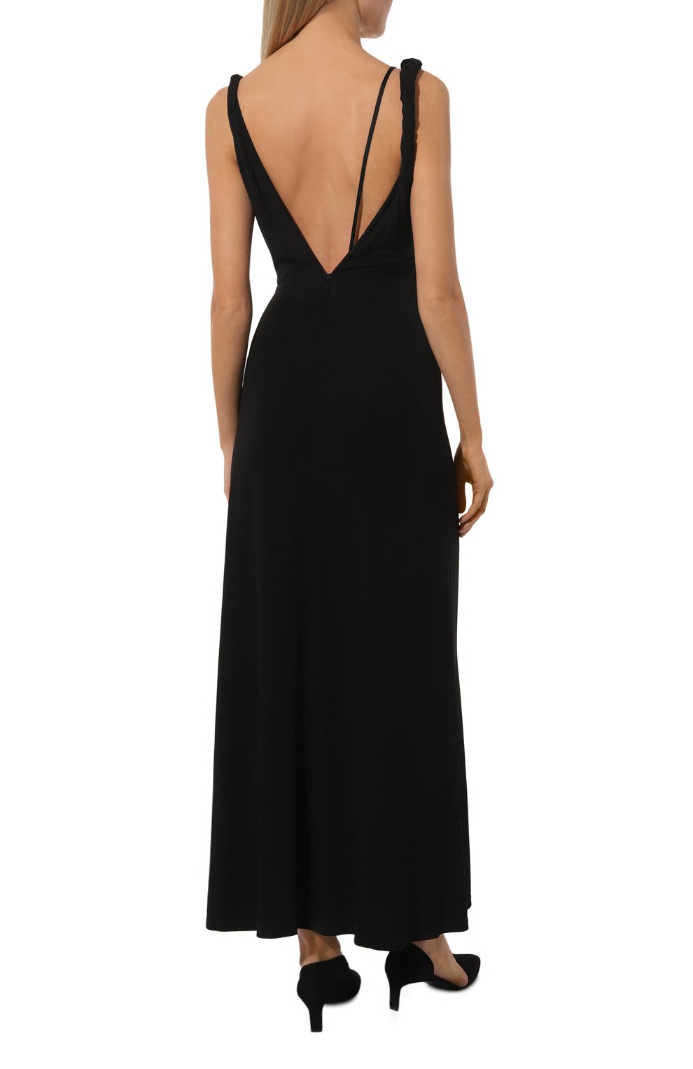 Платье из вискозы TOTEME, арт. 243-WRD2970-FB0162, фото 4