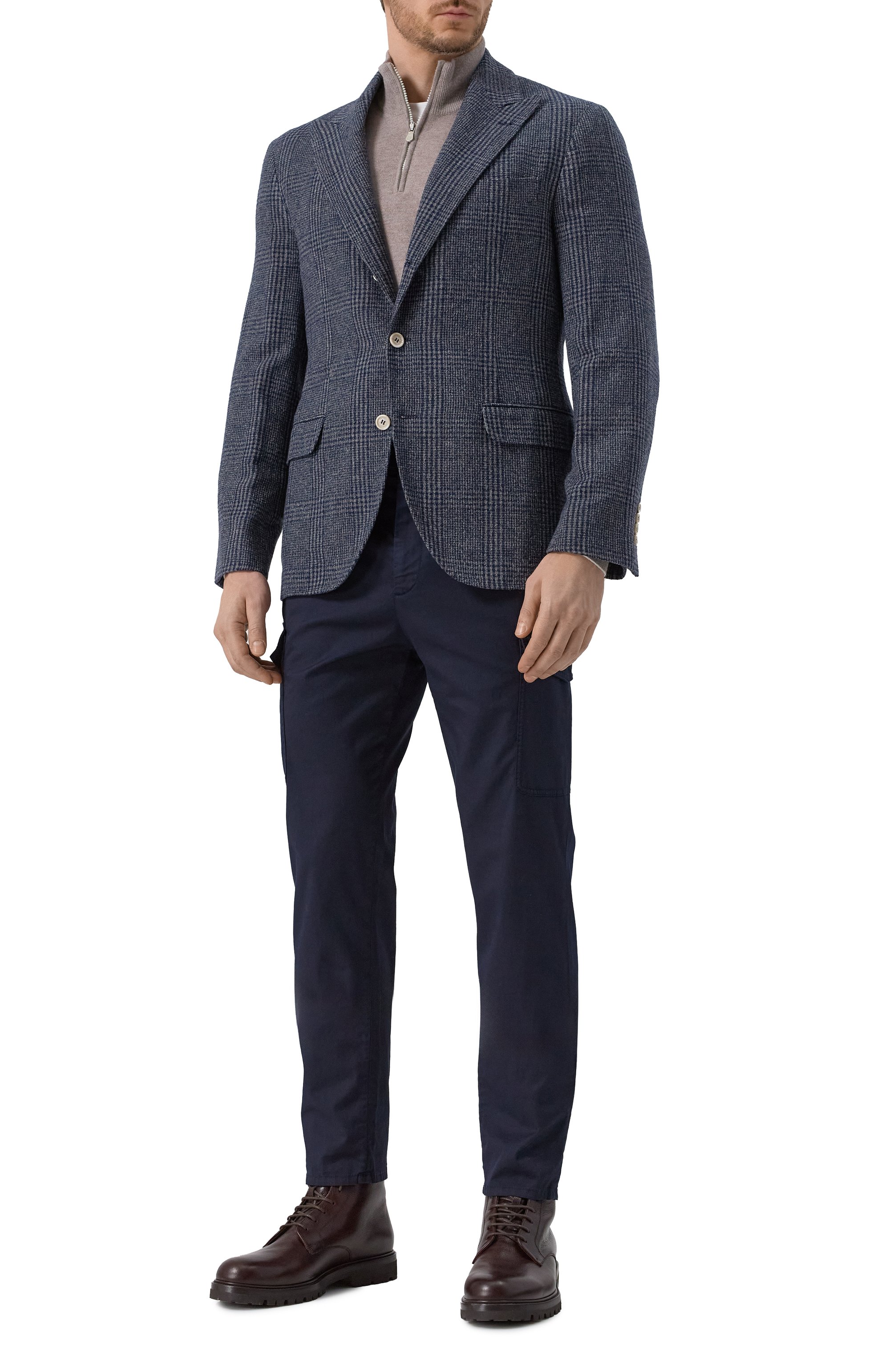 Пиджак из шерсти и шелка BRUNELLO CUCINELLI, арт. MY4367BFD, фото 2